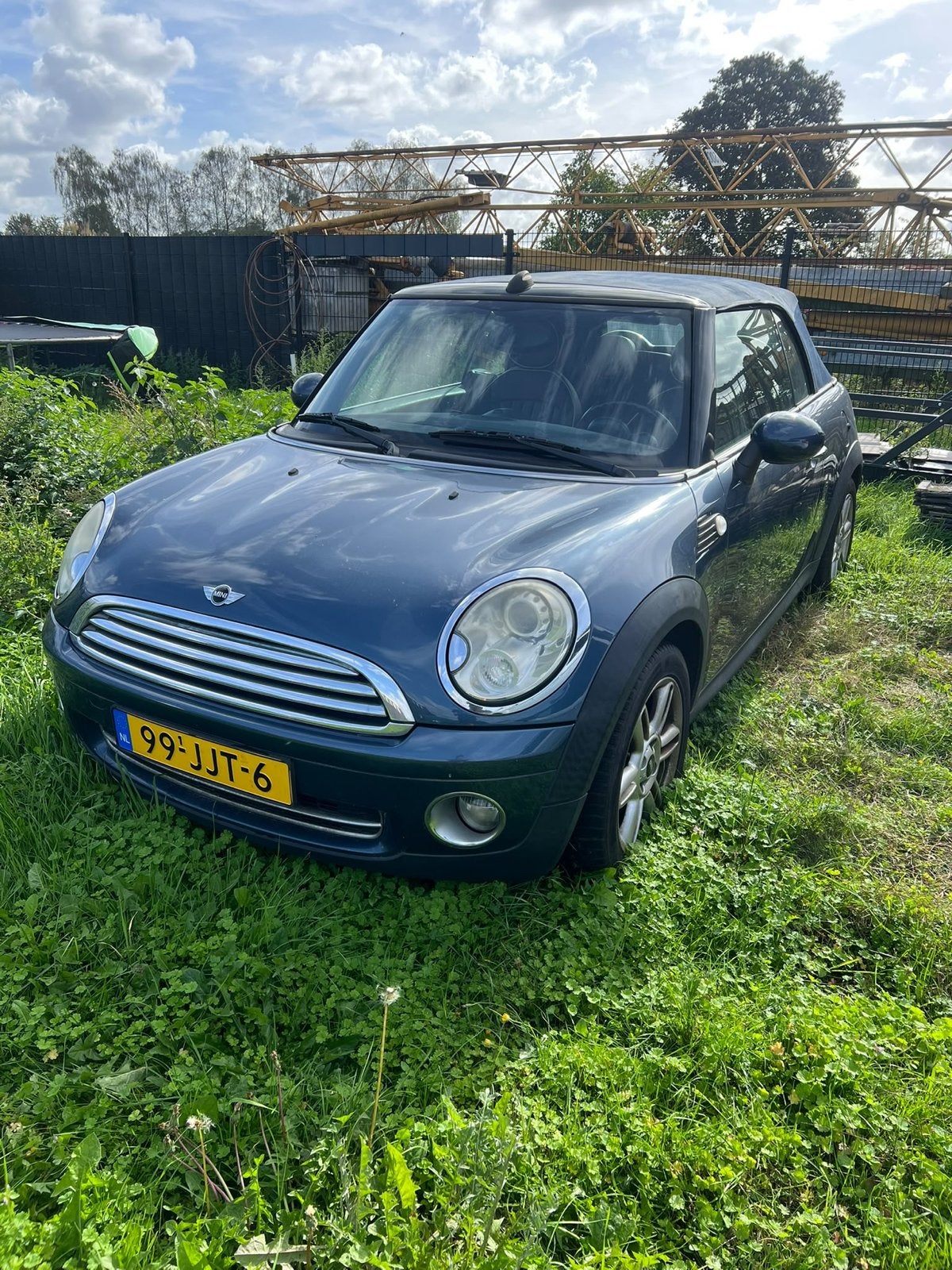 Mini Cabrio 1.6 120pk 2009 Blauw, 4 cilinders, Cabriolet, 49 €/maand, Bruin