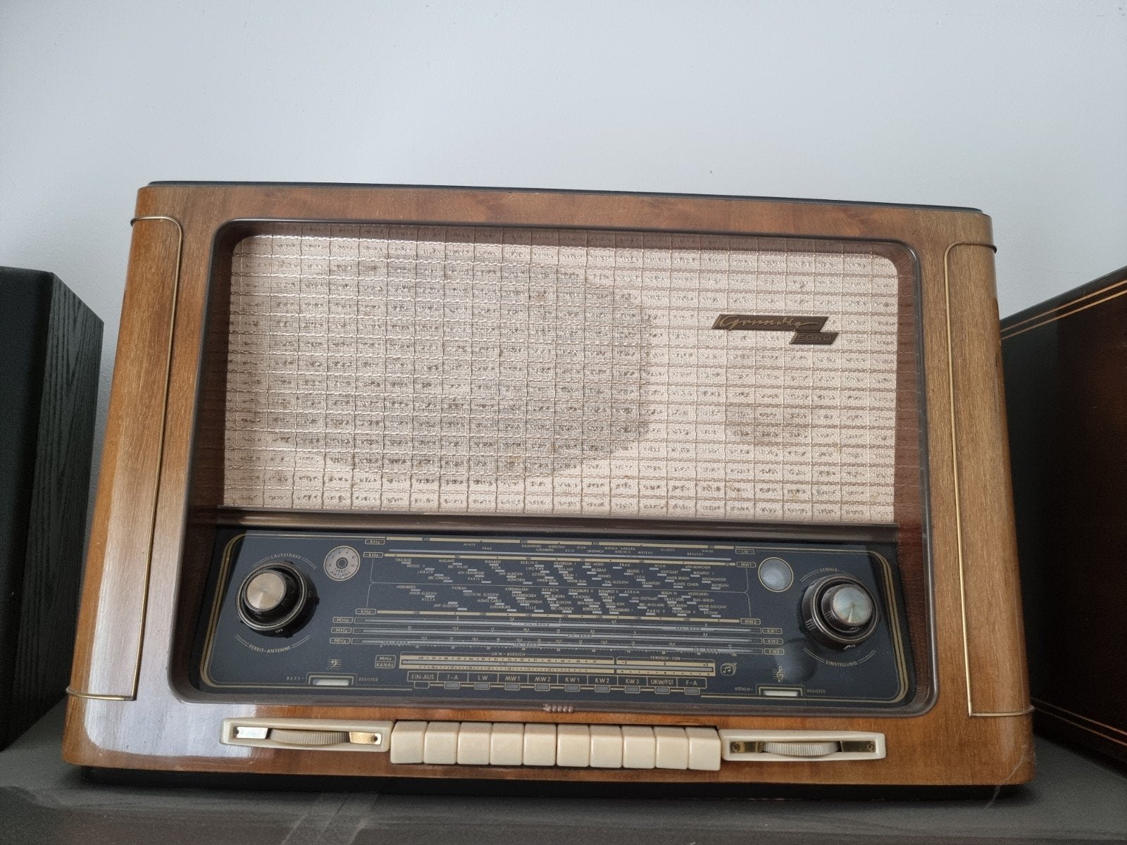 Grundig 5040 buizenradio, Antiek en Kunst, Antiek | Tv's en Audio, Ophalen