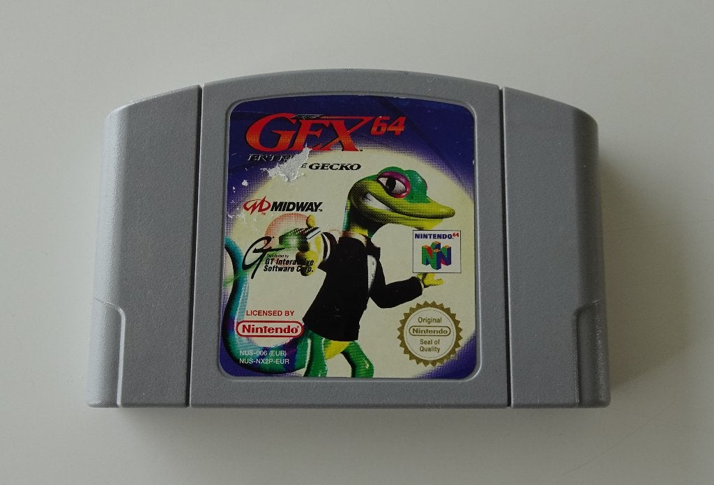 Gex 64: Enter the Gecko voor Nintendo 64, 1 speler, Zo goed als nieuw, Vanaf 3 jaar, Ophalen