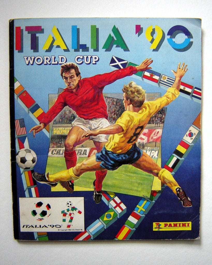 Panini Voetbal Album Italia '90 - Compleet met alle plaatjes, Ophalen of Verzenden, Gebruikt, Buitenlandse clubs, Boek of Tijdschrift