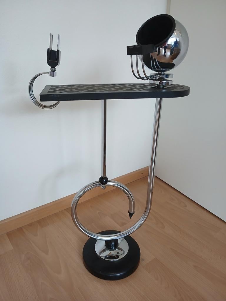 Demeyere Art deco rokerstafeltje, Ophalen