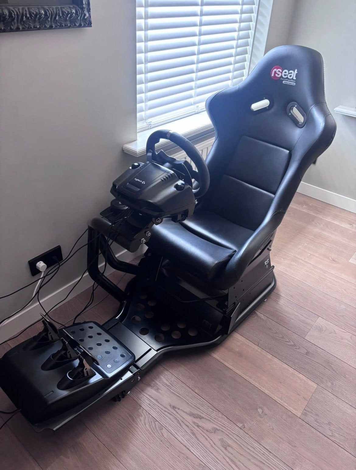 RSeat Rig met Logitech G920 met shifter, Ophalen, Zo goed als nieuw, Stuurtje of Sportattribuut, Xbox One