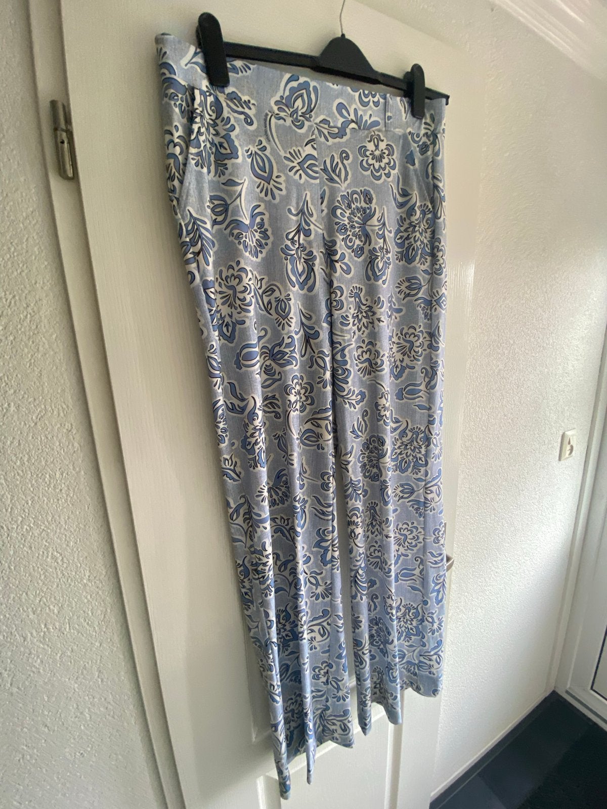 Studio Anneloes travelstof broek XL - Nieuwstaat, Kleding | Dames, Blauw, Maat 46/48 (XL) of groter, Ophalen of Verzenden, Zo goed als nieuw