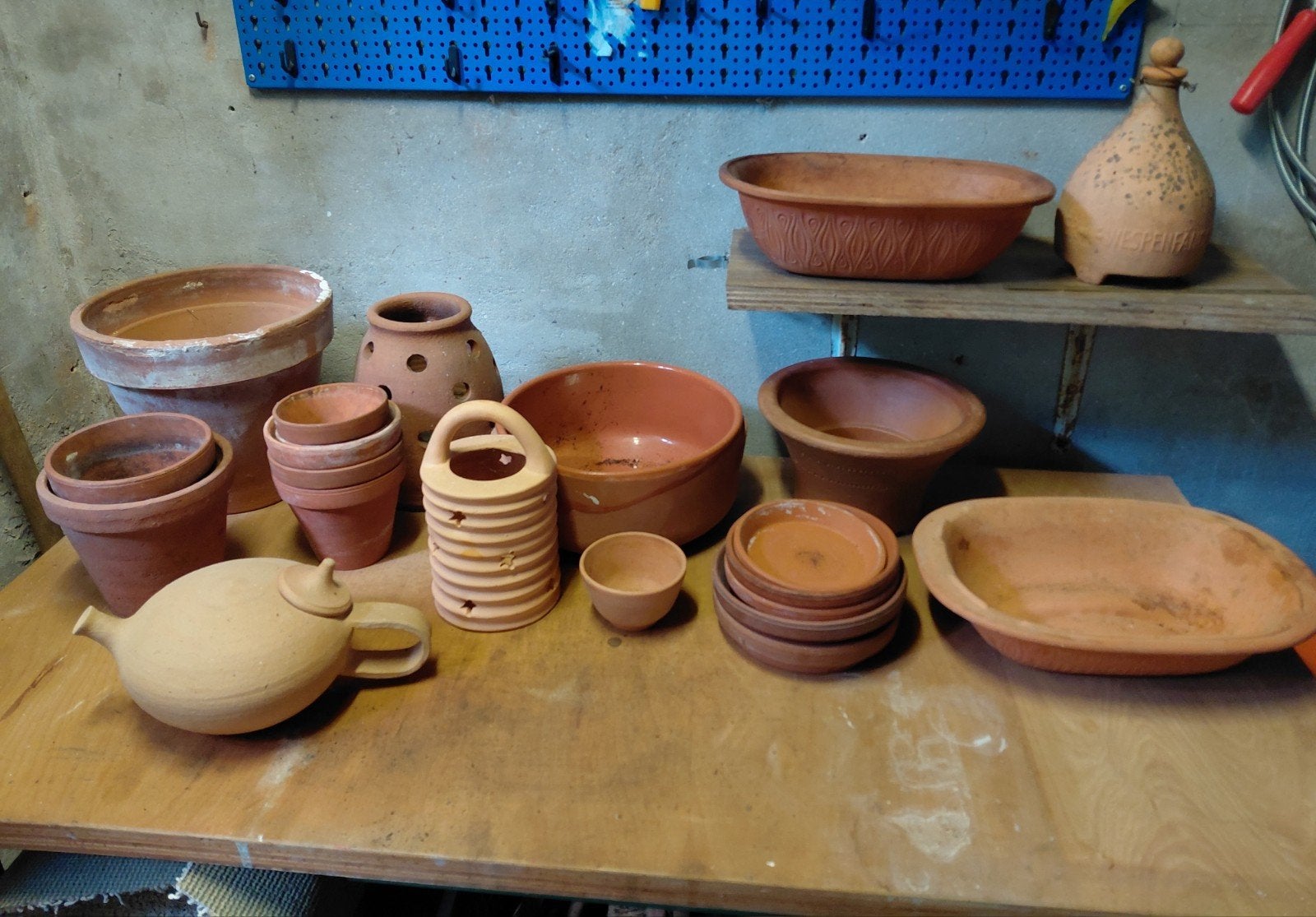 Terracotta potten en decoratie, Ophalen, Gebruikt, Terracotta, Balkon