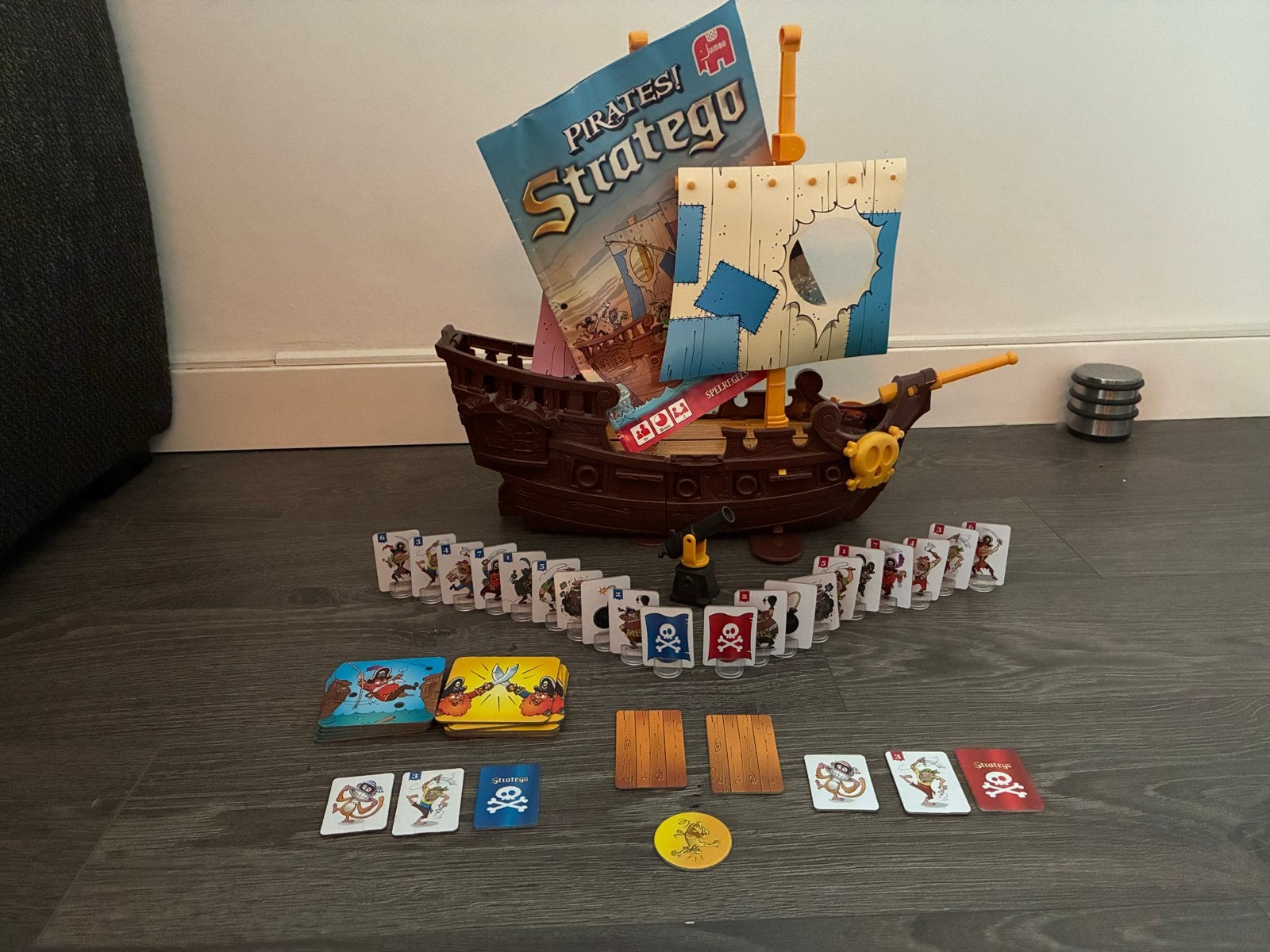 Stratego Pirates! Bordspel - Compleet en in goede staat, Een of twee spelers, Ophalen, Gebruikt