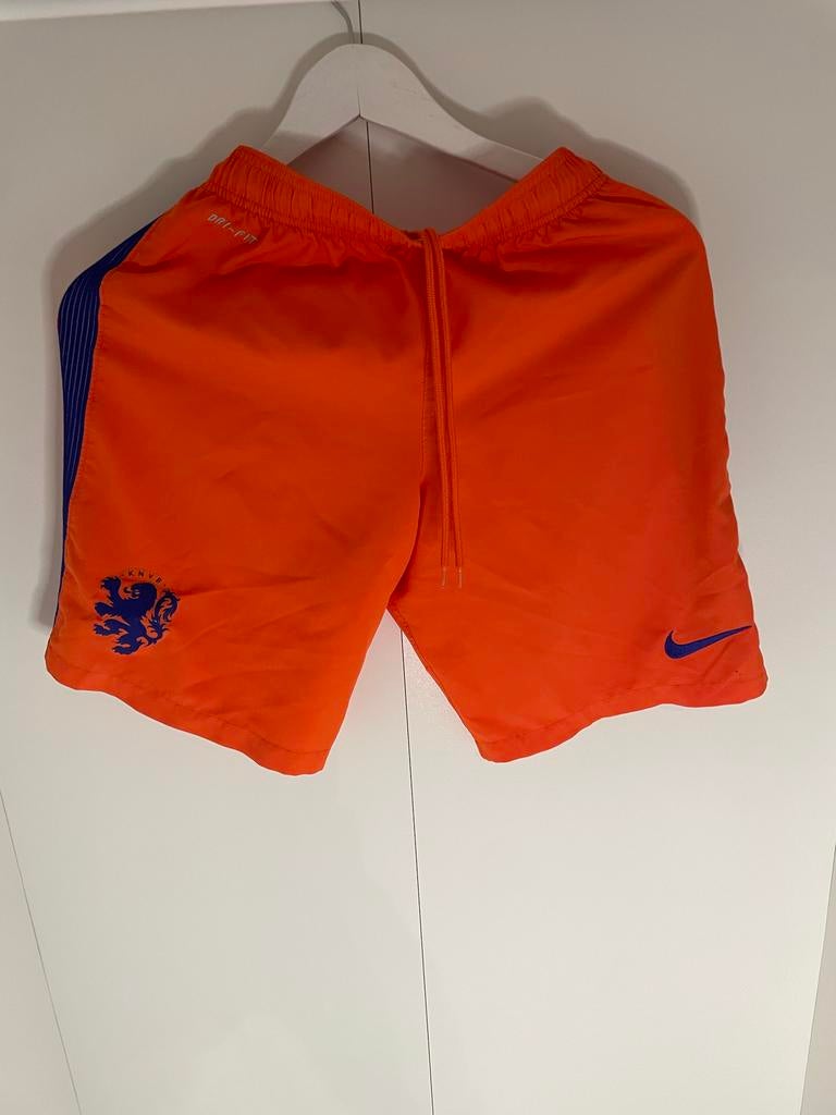 Nederlands Elftal KNVB Nike Dri-Fit Broekje Oranje, Ophalen of Verzenden, Zo goed als nieuw, Overige maten, Oranje