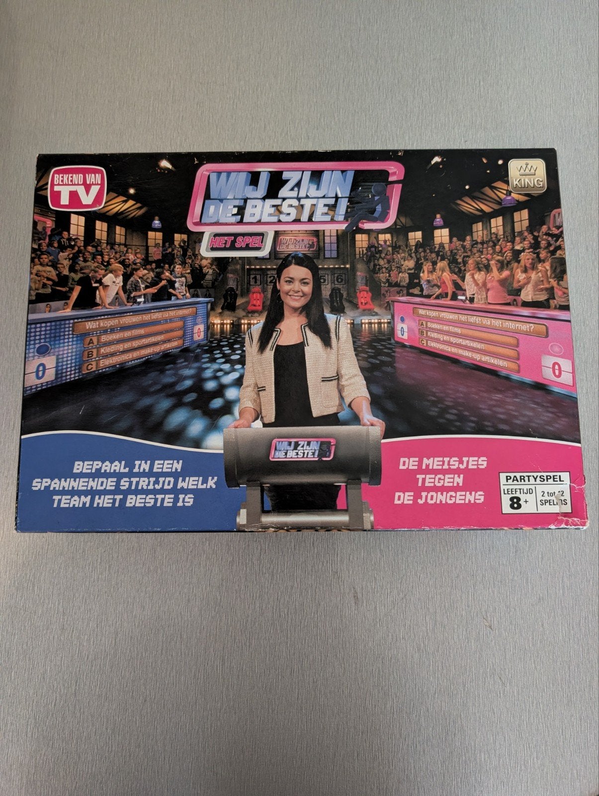 Wij Zijn De Beste! - Het spel van de meisjes tegen e jongens, Vijf spelers of meer, Ophalen of Verzenden, Gebruikt, King International
