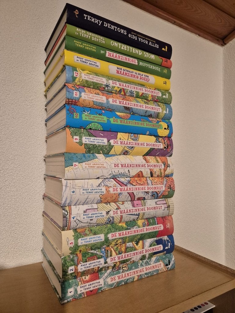 100 KINDERBOEKEN RUTGER&THOMAS DOG MAN LOSER MUTS BOOMHUT, Ophalen of Verzenden, Gelezen