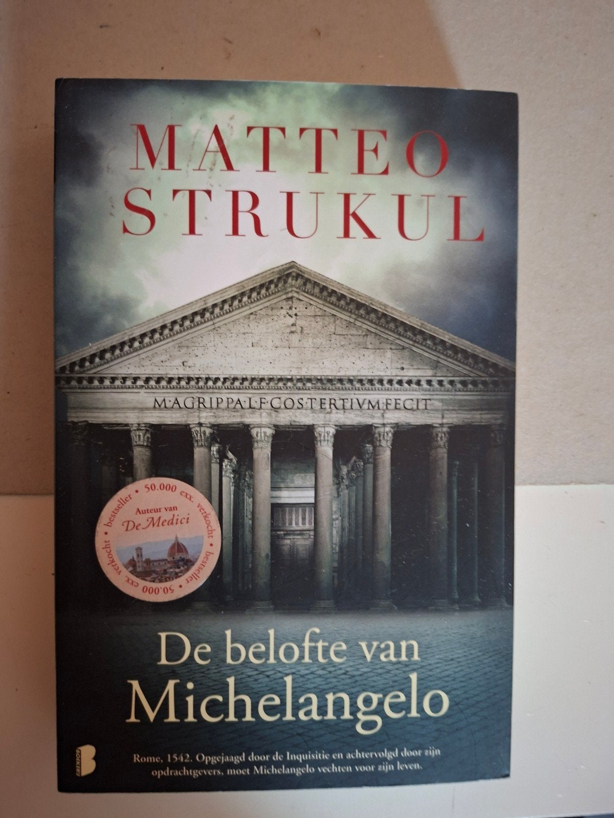 Matteo Strukul - De belofte van Michelangelo, Boeken, Verzenden, Zo goed als nieuw, Matteo Strukul