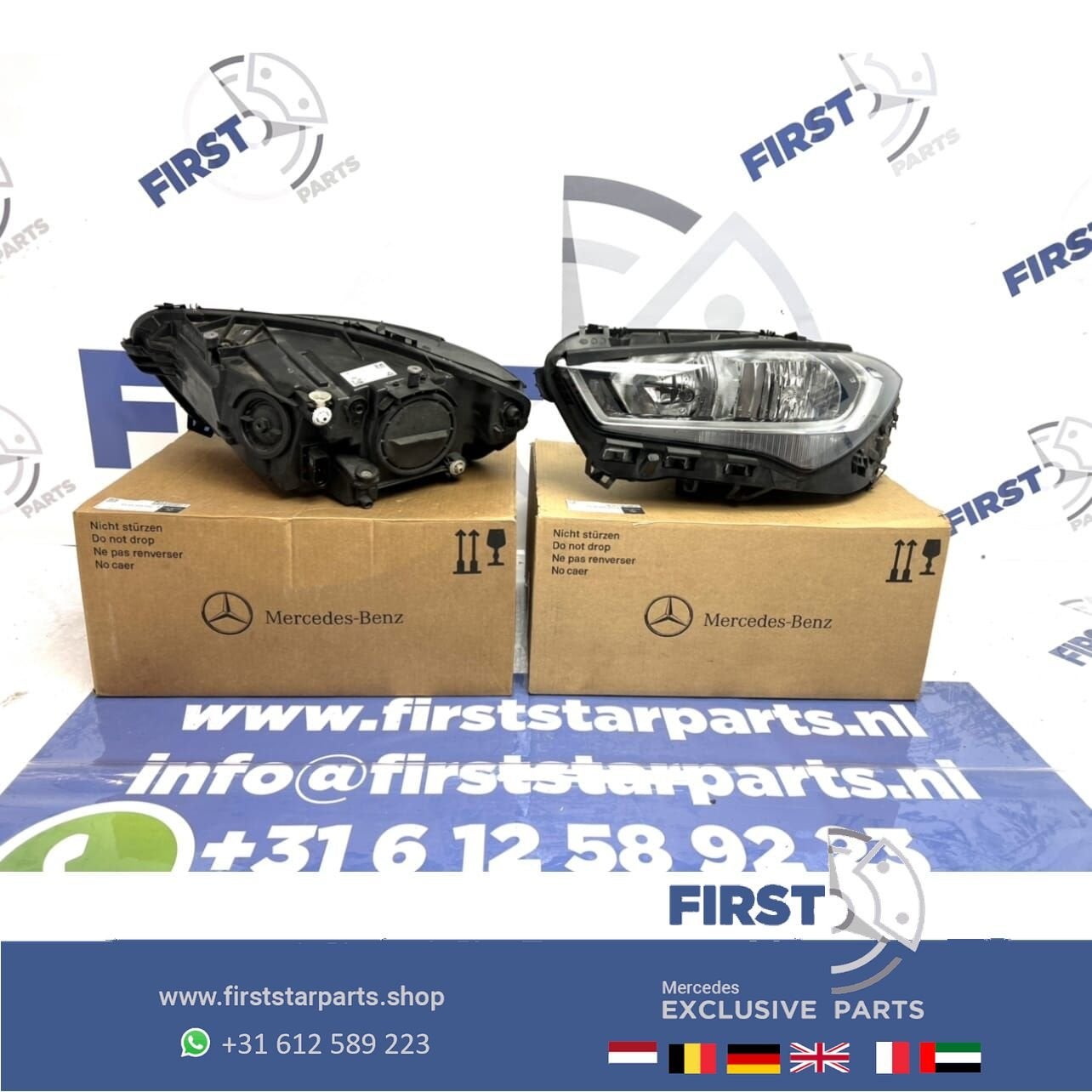 A1189062000 C118 W118 X118 CLA HALOGEEN KOPLAMP RECHTS 2019-, Gebruikt, -, Ophalen of Verzenden, -
