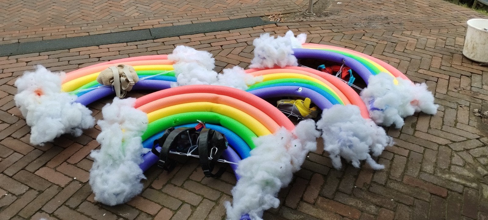 Regenboog en Wolken Thema Carnaval kind feestje, Ophalen, Jongen of Meisje