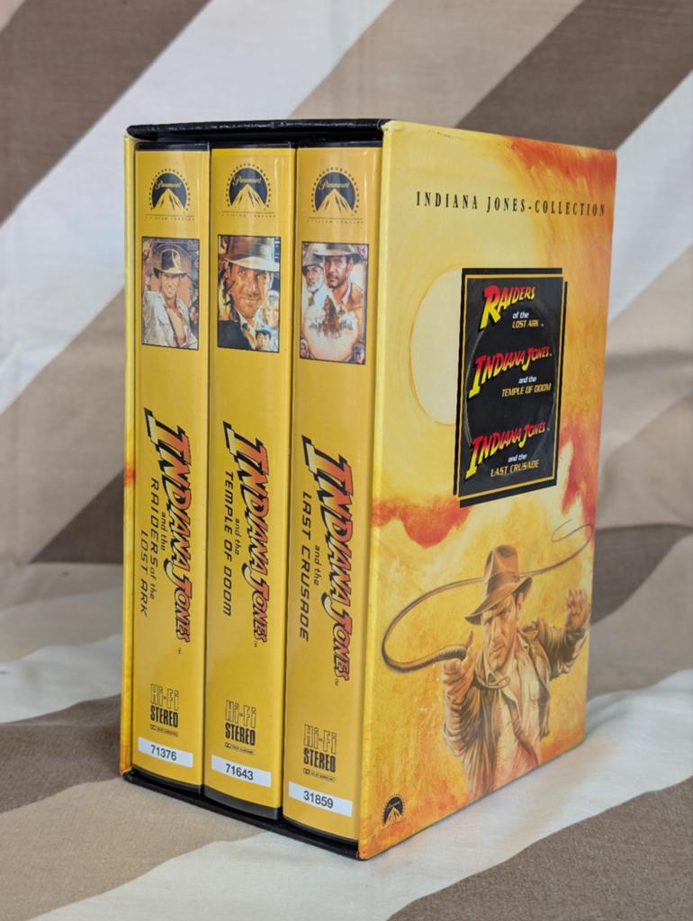 Indiana Jones Collection VHS - Actie en Avontuur, Ophalen of Verzenden