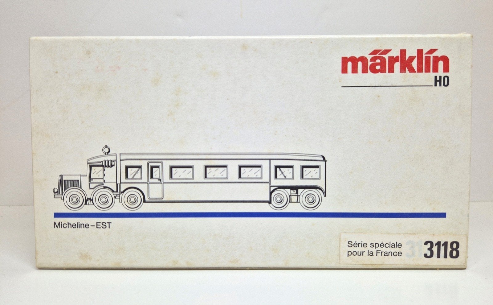 Märklin H0 3118 Micheline-Est railbus Franse uitvoering., Hobby en Vrije tijd, Wisselstroom, Locomotief, Ophalen of Verzenden