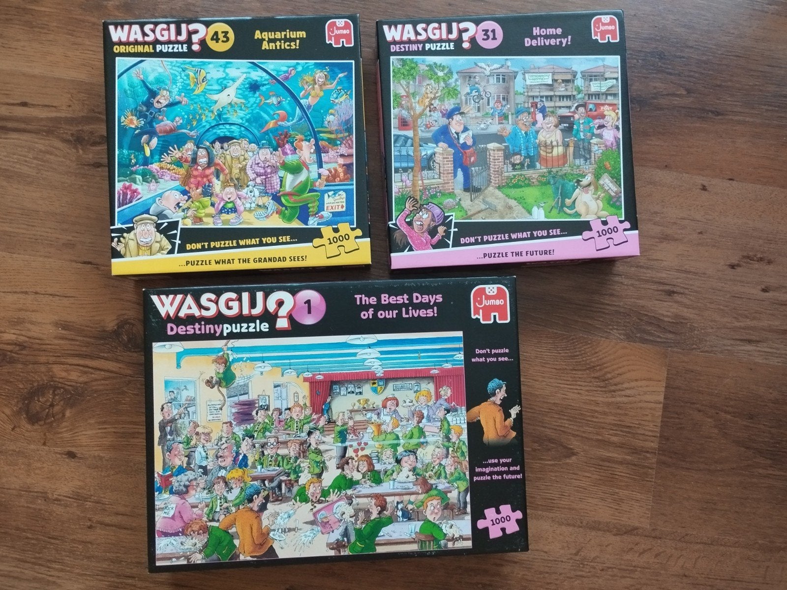 Wasgij, Ophalen, 500 t/m 1500 stukjes, Zo goed als nieuw