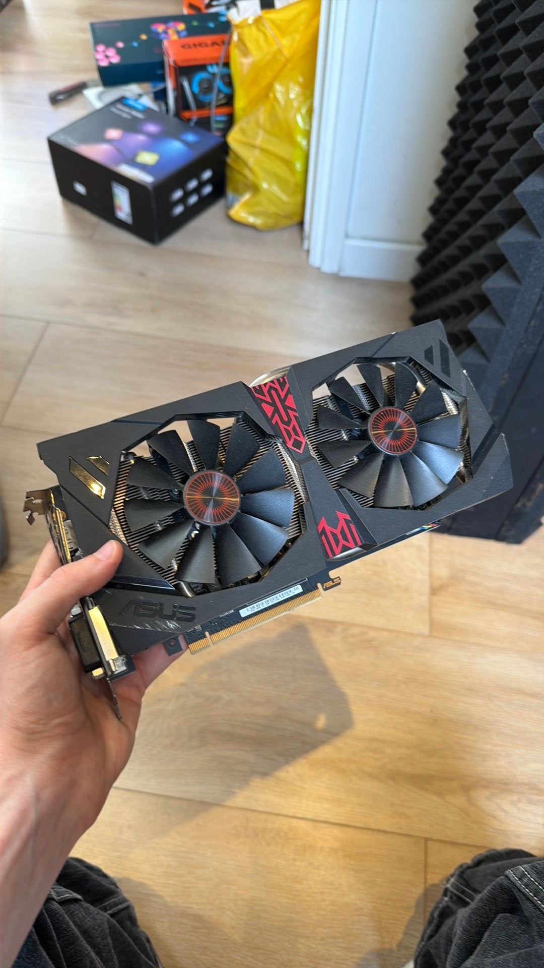 Videokaart ASUS Strix AMD Radeon R9 380 4GB GDDR5, Computers en Software, Ophalen of Verzenden, Zo goed als nieuw, GDDR5, PCI-Express 3