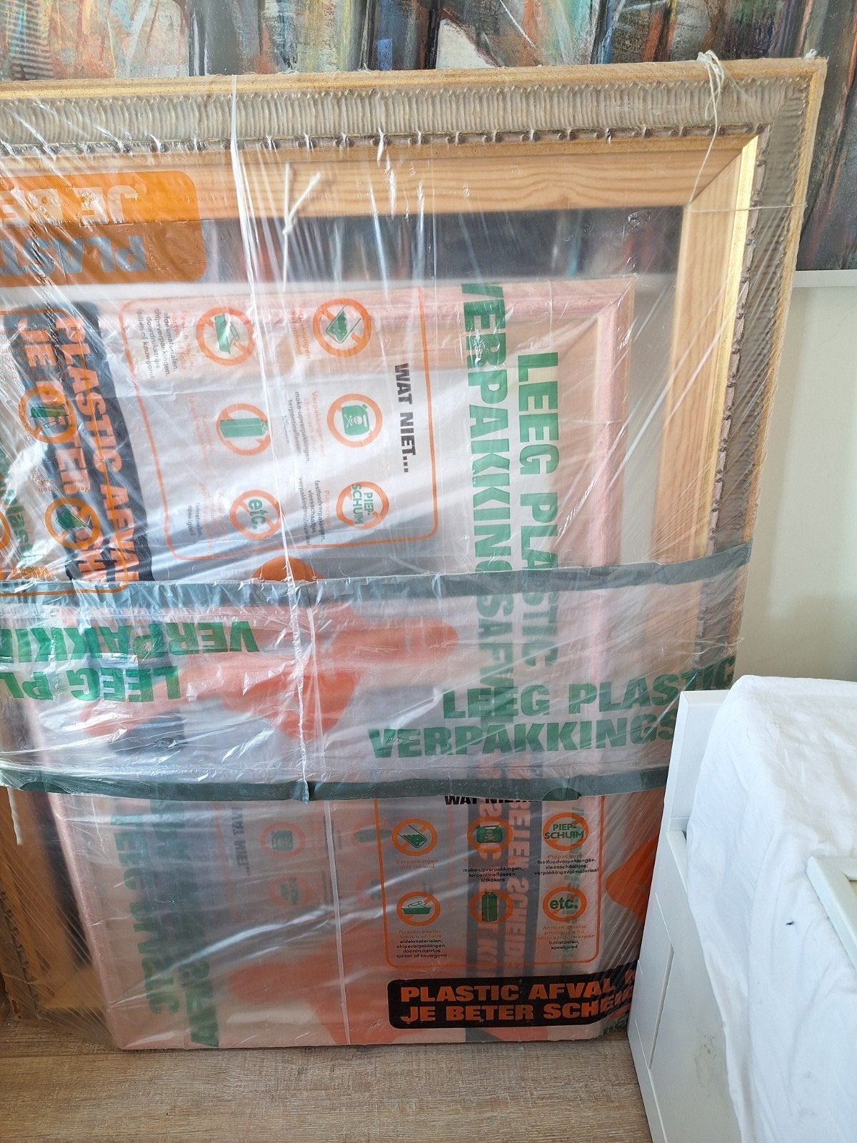 Houten lijsten voor schilderijen 5 stuks, Huis en Inrichting, Woonaccessoires | Lijsten, Ophalen, Schilderijlijst, Zo goed als nieuw