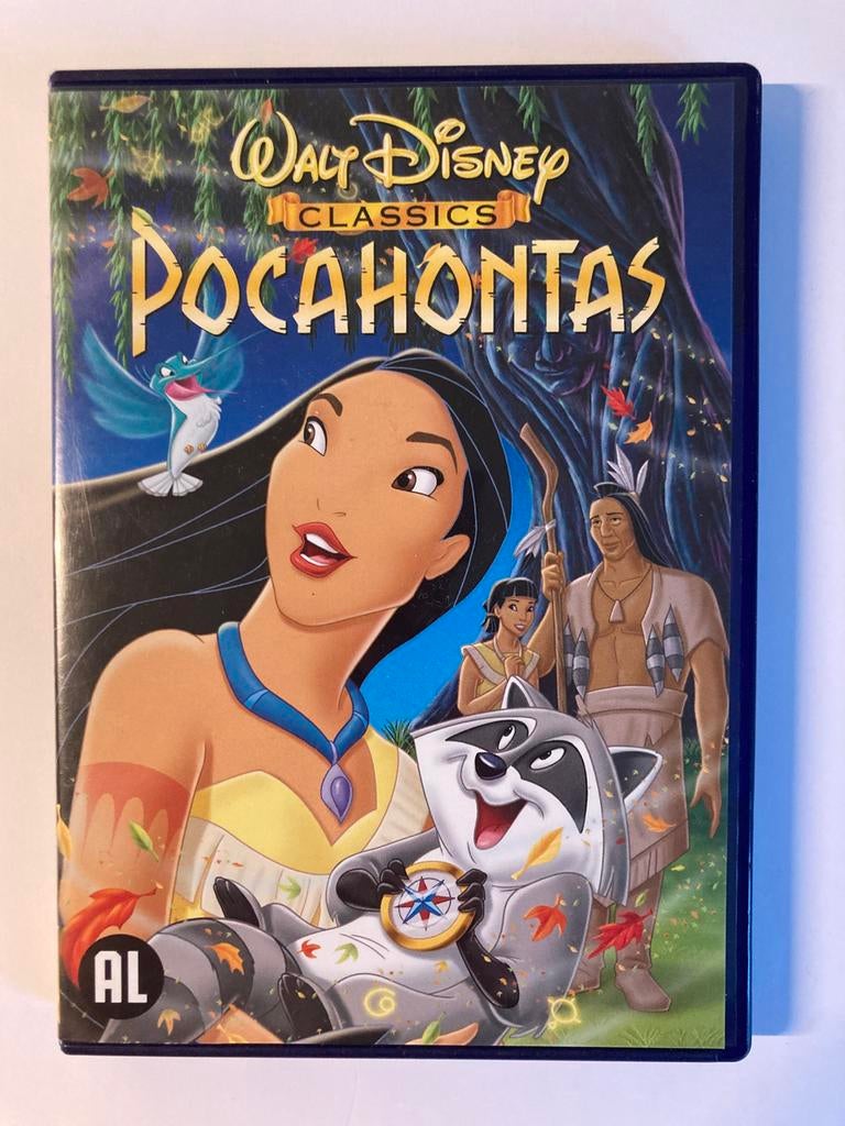 Pocahontas, 1995 / DVD / Disney, Tekenfilm, Ophalen of Verzenden, Zo goed als nieuw, Alle leeftijden