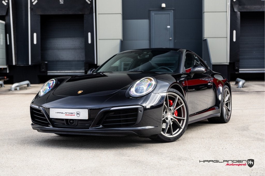 Porsche 911/991.2 3.0 Carrera 4 17.000 KM (bj 2017), Auto's, Gebruikt, 4 stoelen, Zwart, 2981 cc