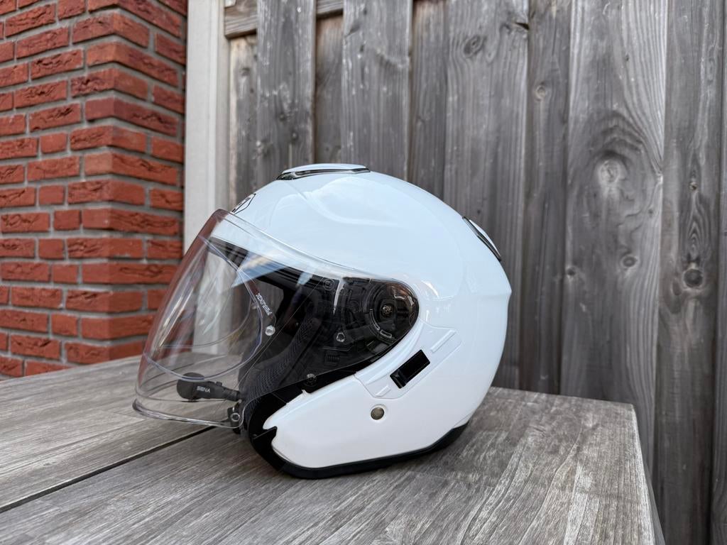 Shoei J-Cruise & Sena 10U, Motoren, Ophalen, M, Dames, Jethelm