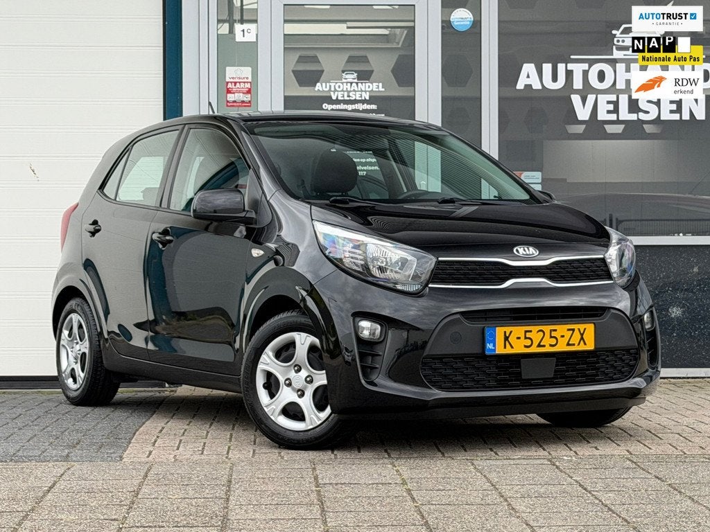 Kia Picanto 1.0 DPi ComfortLine Airco, Auto's, Voorwielaandrijving, Gebruikt, 4 stoelen, Zwart
