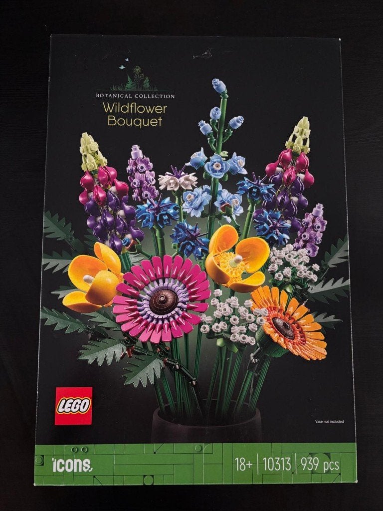 Lego 10313 Boeket met Wilde Bloemen, Kinderen en Baby's, Speelgoed | Duplo en Lego, Overige thema's, Lego, Compleet, Ophalen of Verzenden