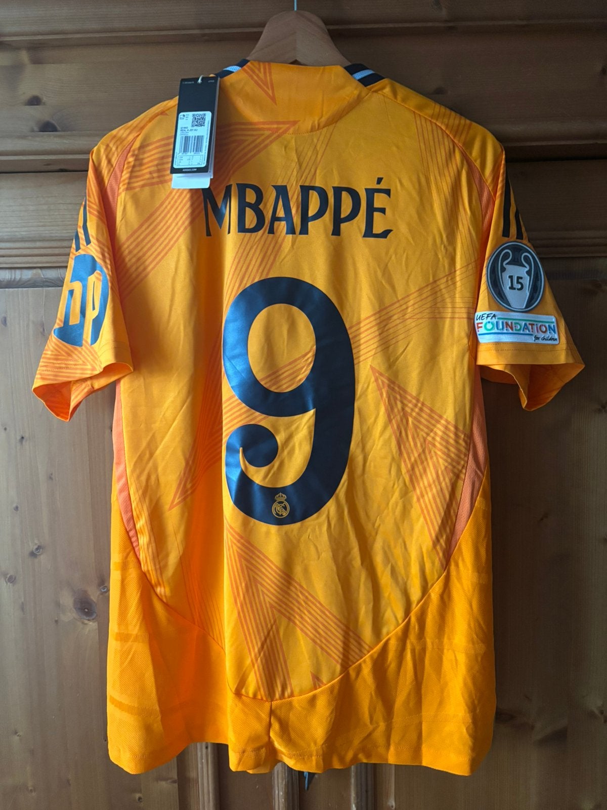 Real madrid mbappe away 2024/2025 adidas player issue bnwt, Ophalen of Verzenden, Nieuw, Buitenlandse clubs, Shirt