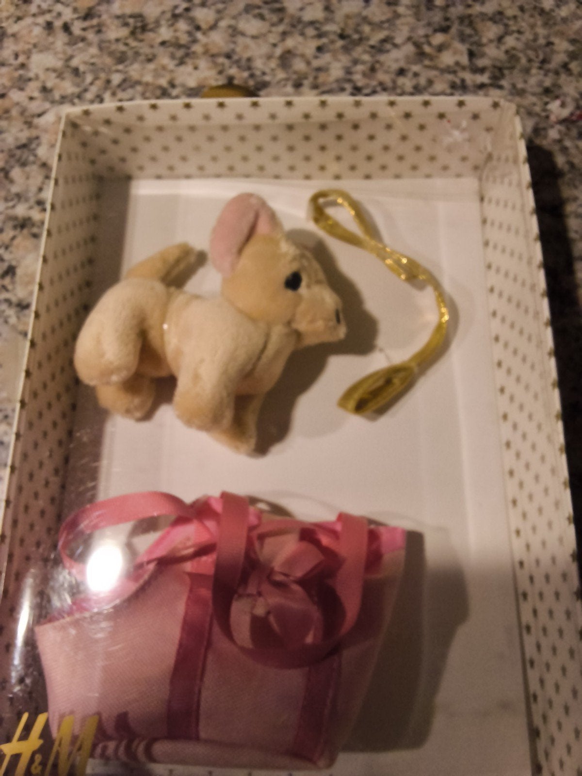 H&M set voor knuffeldier - Chihuahua met Tasje, Ophalen of Verzenden, Nieuw, Meisje