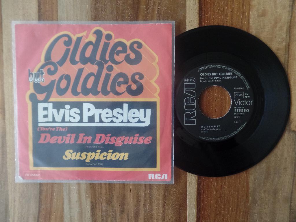 single Elvis Presley - (You're The) Devil In Disguise, Gebruikt, 7 inch, Single, Ophalen of Verzenden