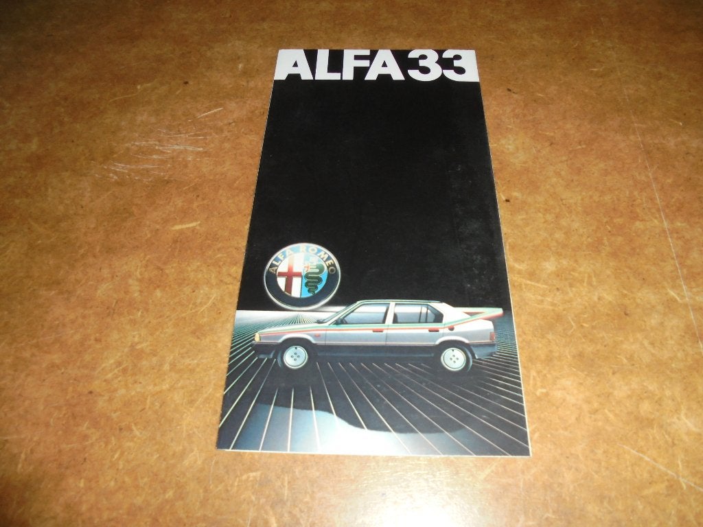 brochure Alfa 33, Ophalen of Verzenden, Zo goed als nieuw, Alfa Romeo