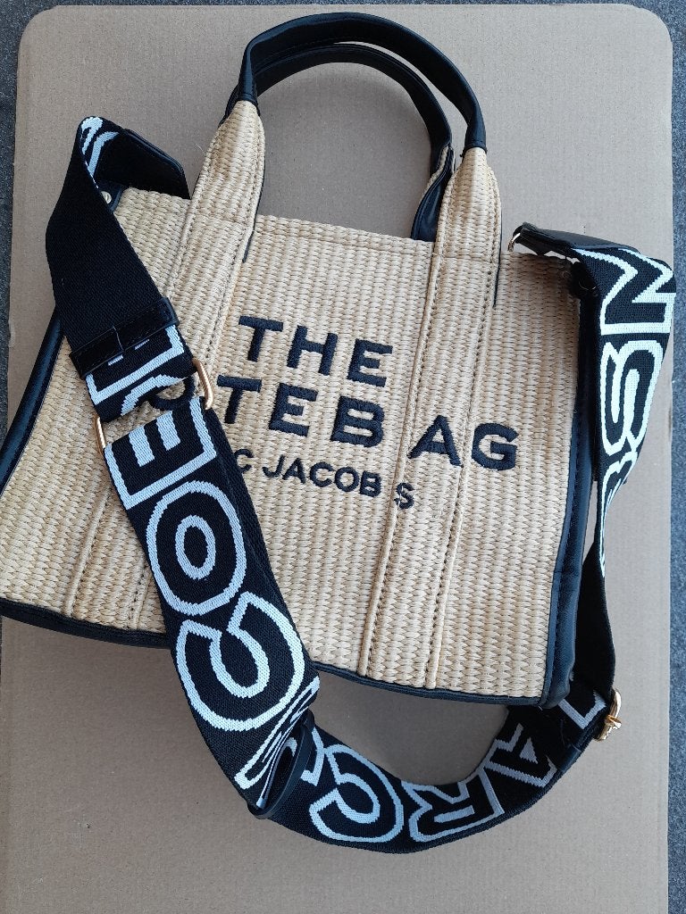 Marc Jacobs The Mini Tote Bag - Beige Canvas, Ophalen, Nieuw, Beige, Handtas