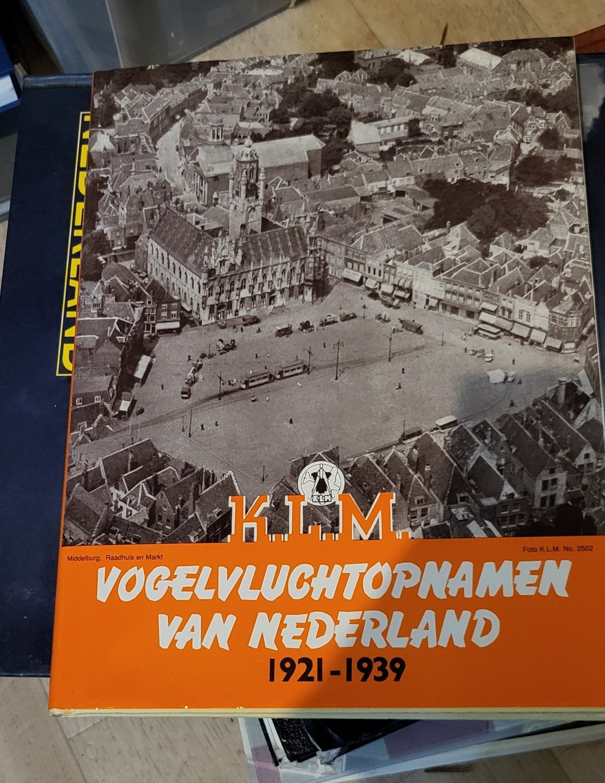 Vogelvluchtopnamen van Nederland  1921 1938 gemaakt door KLM, Ophalen of Verzenden, Gelezen, Nederland