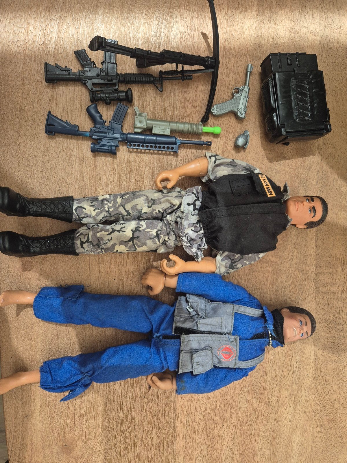 Hasbro actionman + wapens, Ophalen of Verzenden, Zo goed als nieuw
