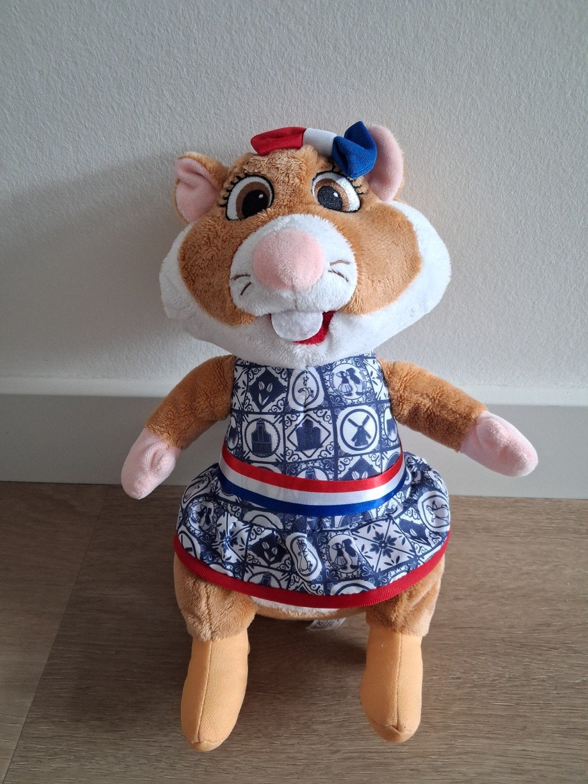 Knuffel hamster Hollands meisje Delft Albert Heijn K9772, Ophalen of Verzenden, Zo goed als nieuw, Overige typen