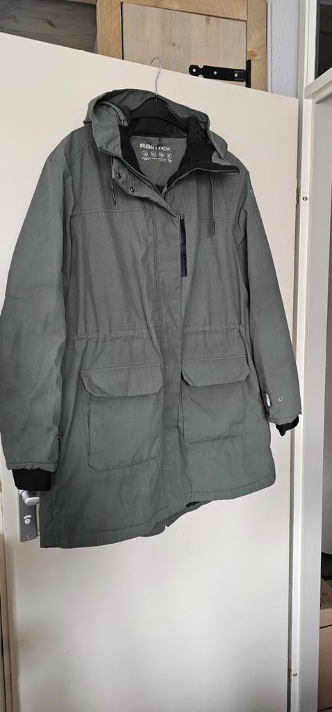 Winterjas dames, Ophalen, Zo goed als nieuw, Maat 46/48 (XL) of groter, Groen