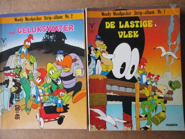 adv2493 woody woodpecker album, Eén stripboek, Ophalen, Gelezen