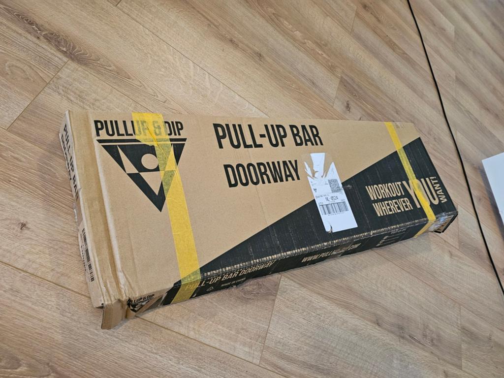 Pull-up & Dip Bar voor Deurkozijn - Zo goed als nieuw, Ophalen, Nieuw, Rug, Oprekstang