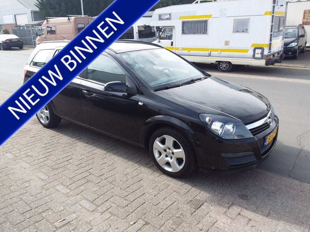Opel Astra Wagon 1.6 Executive (bj 2006), Auto's, Voorwielaandrijving, Gebruikt, Zwart, 4 cilinders