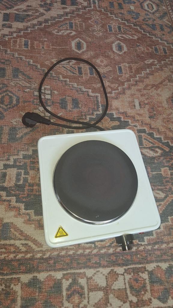 Elektrische kookplaat - Compact en draagbaar, Gebruikt, 3 kookzones of minder, Ophalen of Verzenden, Vrijstaand