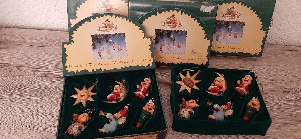 laven efteling kersthangers setje van 6 stuks, Ophalen of Verzenden, Zo goed als nieuw, Beeldje of Poppetje