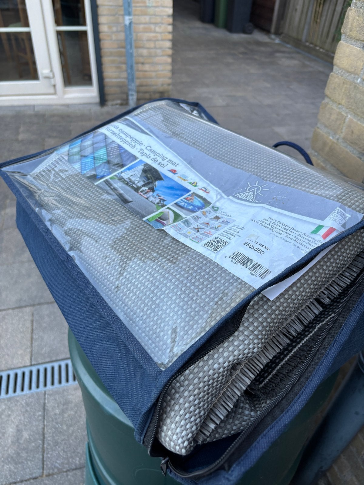 Campingmat / voortenttapijt 250x550 cm, Caravans en Kamperen, Ophalen, Zo goed als nieuw