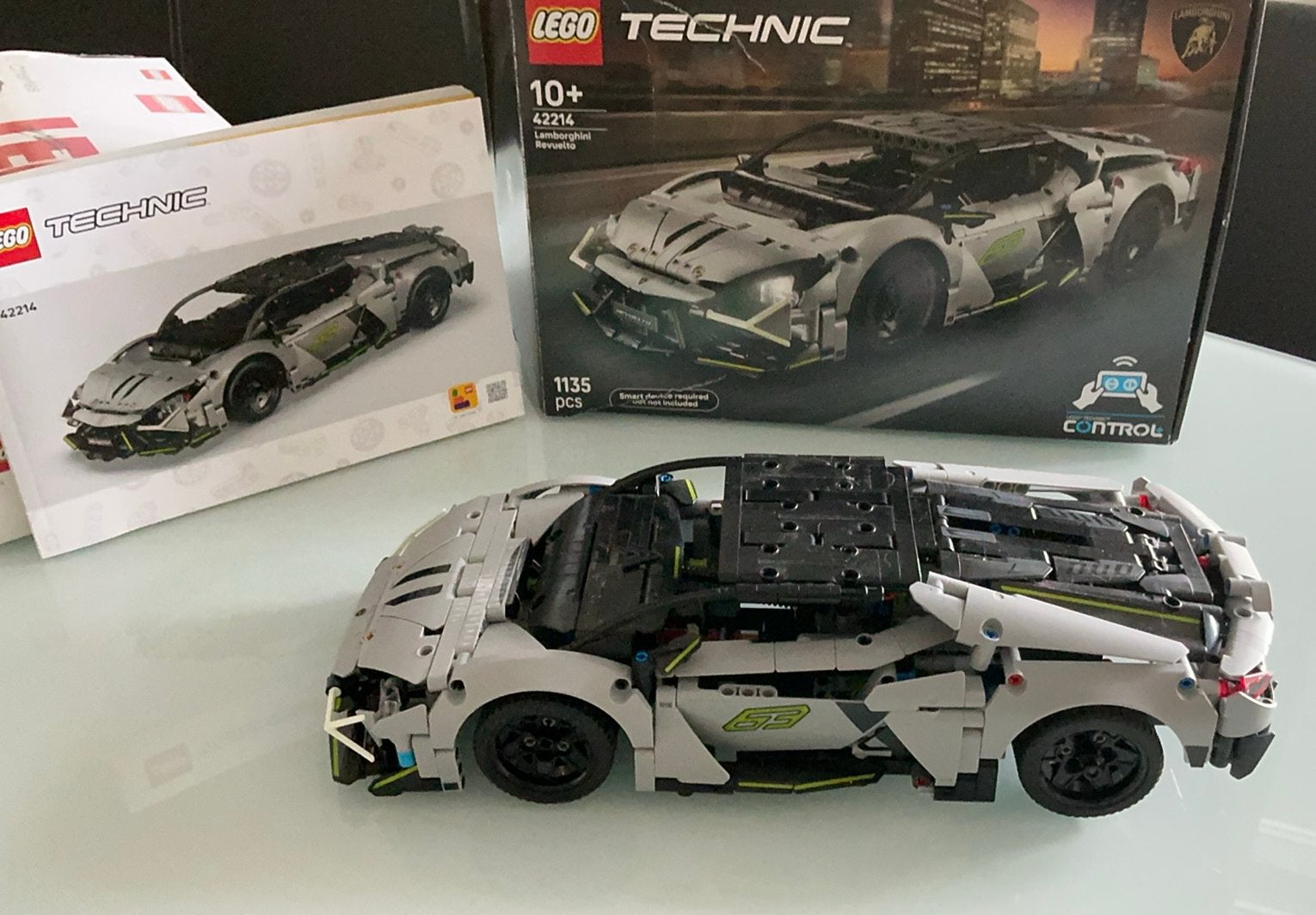 LEGO Technic Lamborghini Revuelto Supersportwagen - 42214, Ophalen, Zo goed als nieuw