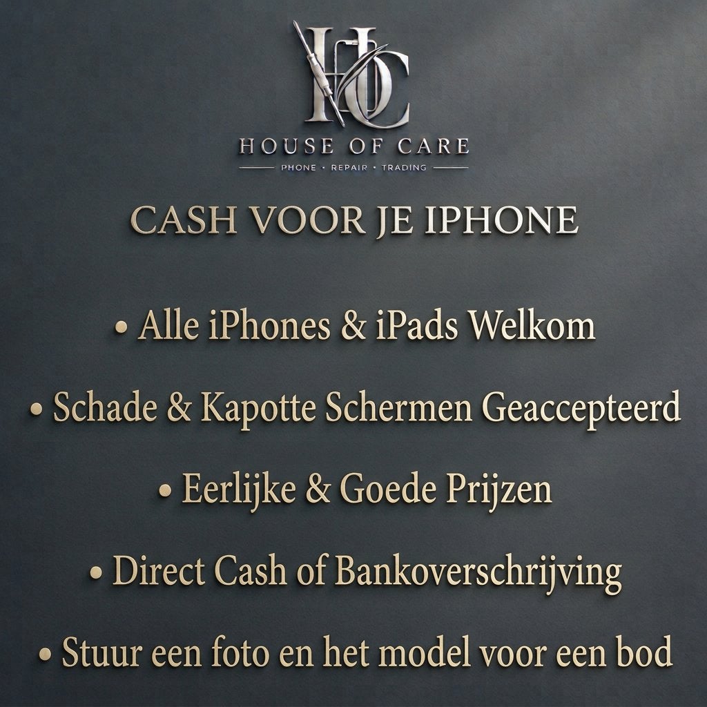 CASH VOOR JE IPHONE & IPAD! Direct geld. House of Care., Vacatures, 33 - 40 uur, Overige niveaus, Overige vormen