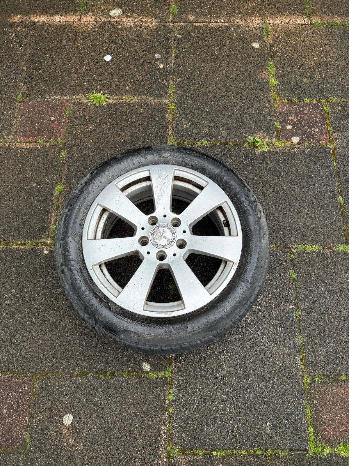 Opel en Mercedes winterbanden, Ophalen, Gebruikt