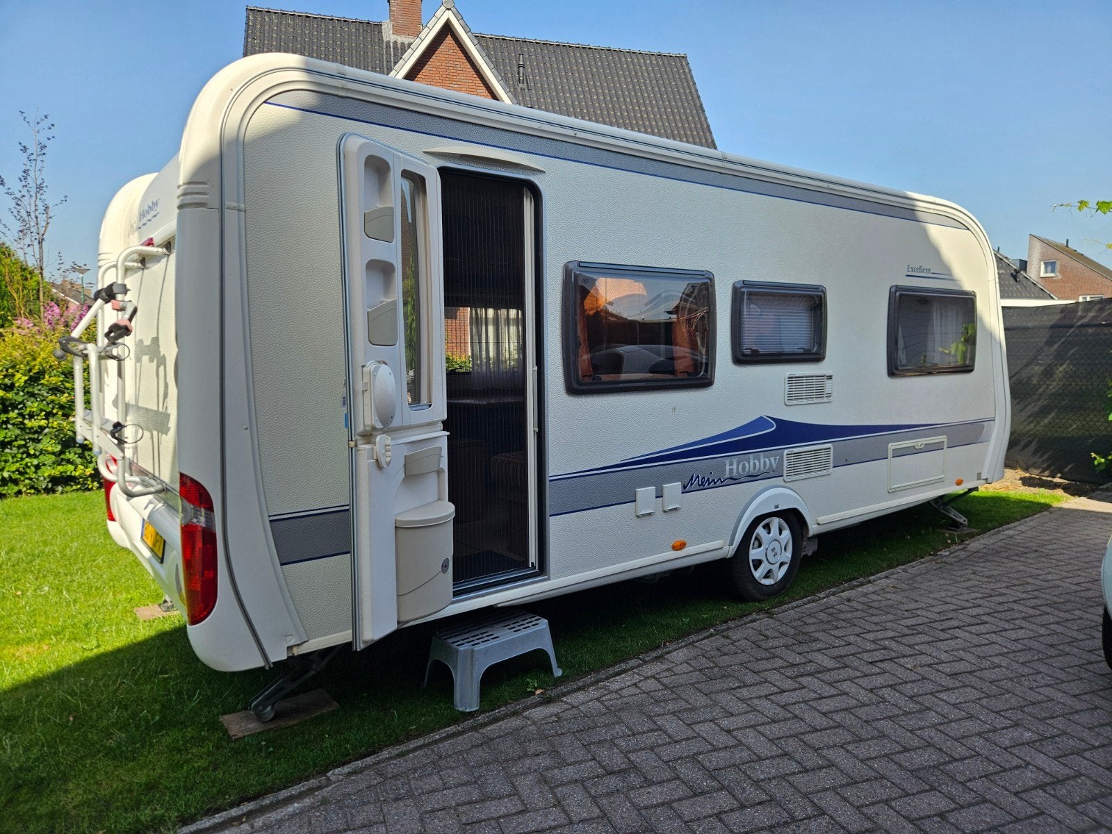 Hobby 540 excellent 2009, stapelbed en mover, Caravans en Kamperen, Caravans, Mover, Vast bed, Hobby, Treinzit