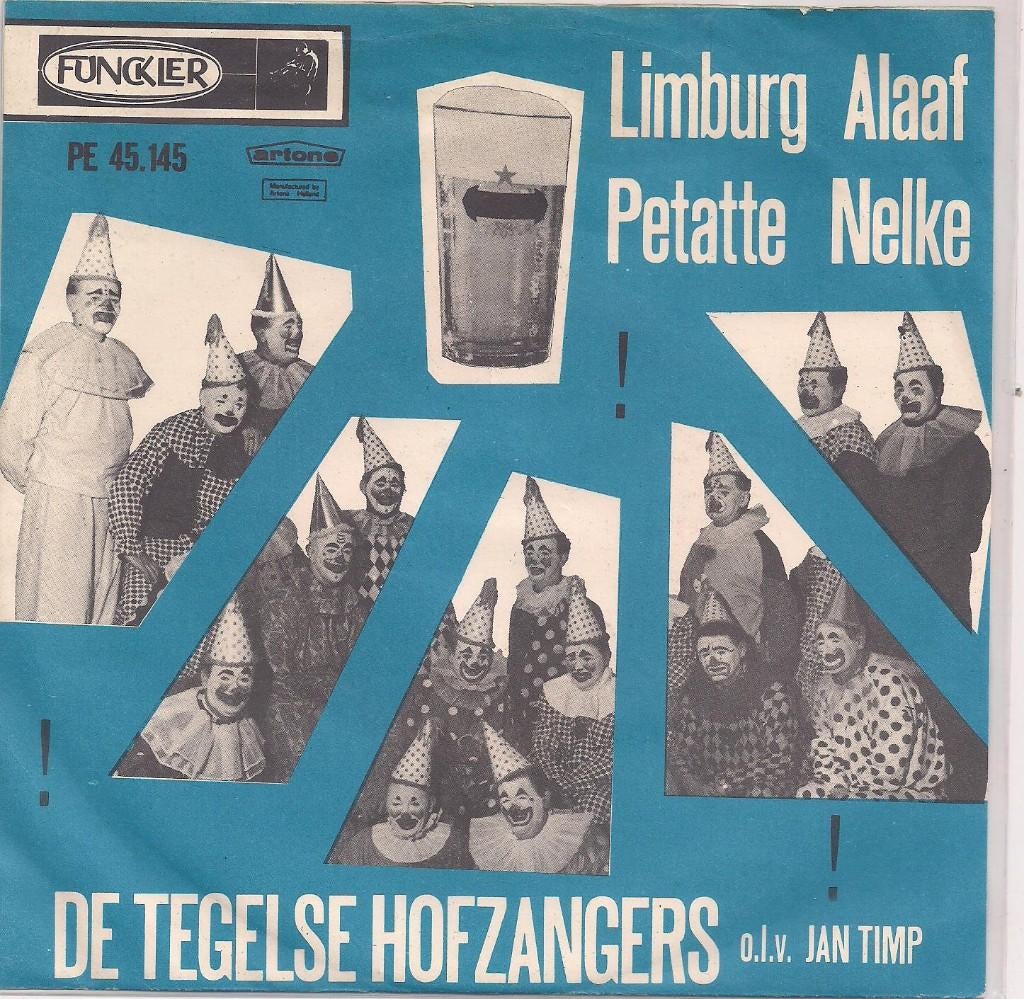 De Tegelse Hofzangers- Limburg Alaaf., Cd's en Dvd's, Vinyl Singles, Zo goed als nieuw, Nederlandstalig, 7 inch, Verzenden