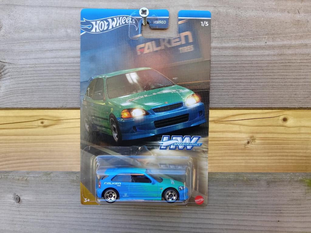 Honda Civic Type R (EK9) '99 Hotwheels, Ophalen, Nieuw, Auto