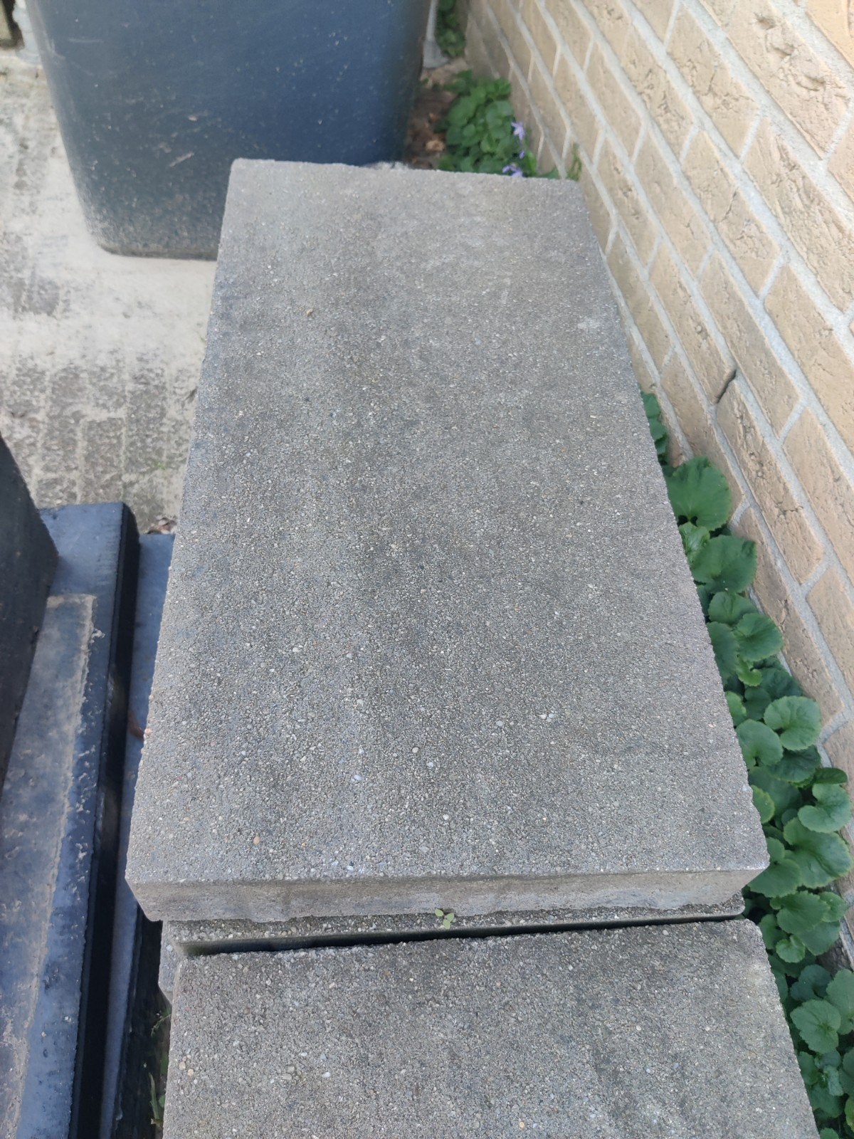 Terrastegels 60x30 cm - ca. 9m2 (47 heel, 8 half), Ophalen, Gebruikt, 5 tot 10 m², Beton