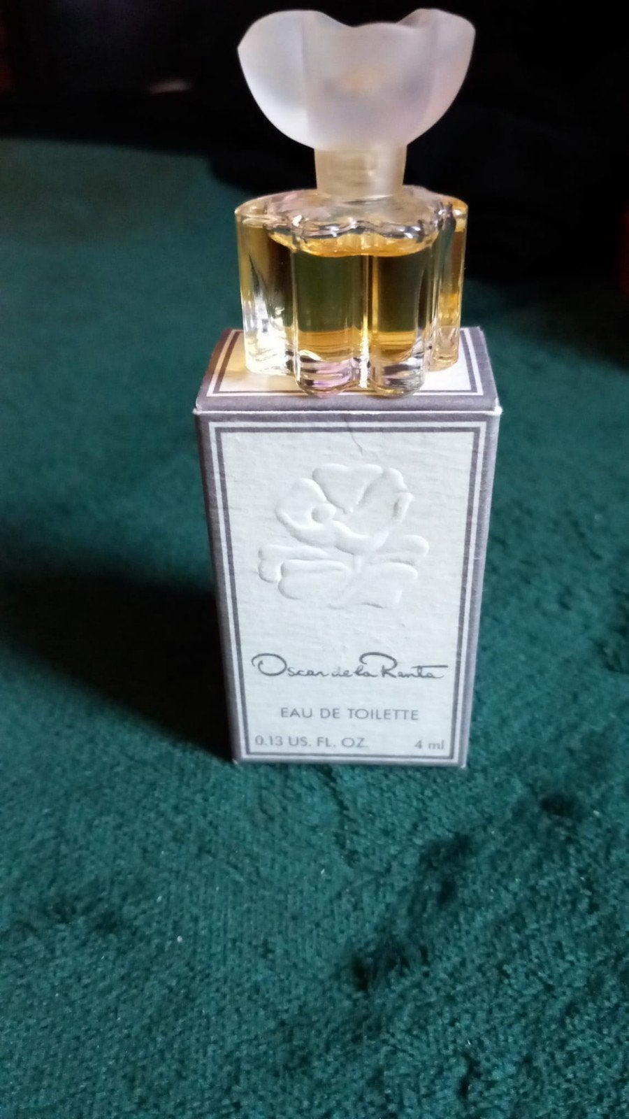 Vintage Oscar de la Renta Eau de Toilette 4ml miniatuur, Ophalen of Verzenden