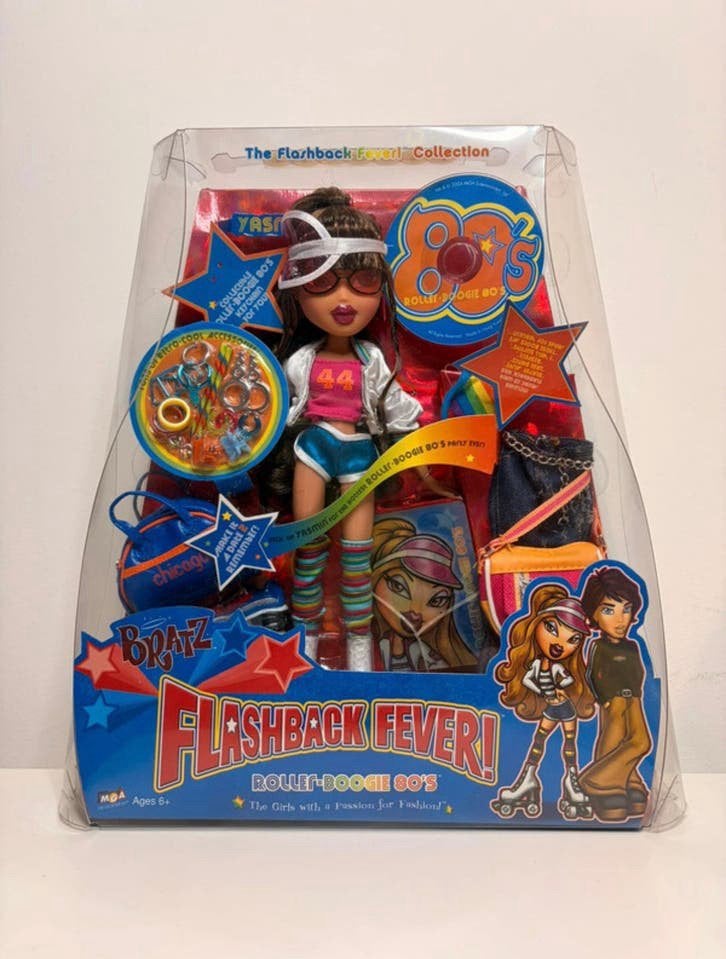 Bratz Flashback Fever Yasmin, Verzamelen, Poppen, Zo goed als nieuw, Pop, Ophalen of Verzenden