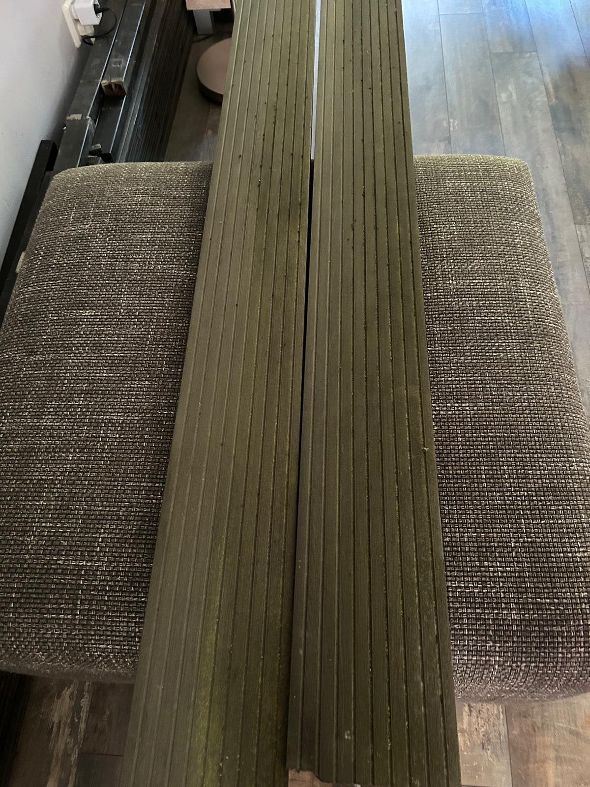 Gratis balkon composietvloer met bevestigingsmateriaal, Ophalen, Gebruikt, Composiet